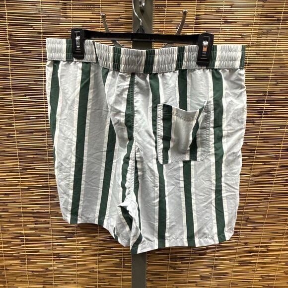 Men's 6.5" Striped Reguar Fit Pu-on Shorts - Origina Use™ Size L - Picture 3 of 3